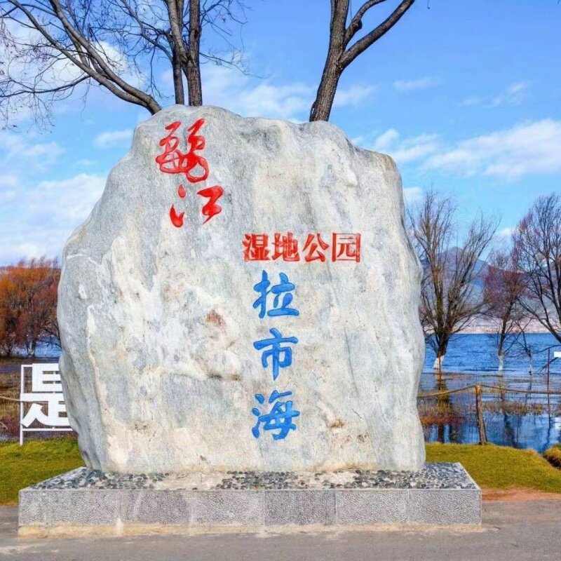  丽江拉市海茶马古道一日游 骑马划船湿地旅拍小团