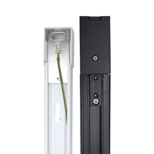 全铝加厚射灯二线三线轨道通用接头配件 铜芯led灯轨道条