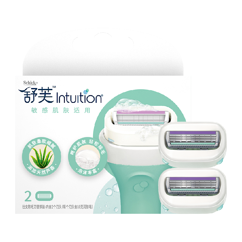 【下拉领淘金币更优惠】Schick/舒适舒芙敏感肌刮毛刀头替换刀头 - 淘宝联盟商品