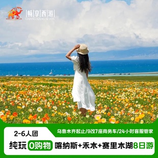 新疆北疆出发伊犁赛里木湖夏塔库尔德宁那拉提纯玩拼车8日游