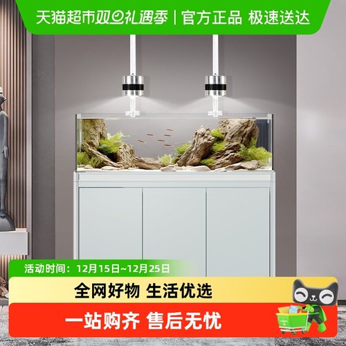 yee客厅大鱼缸溪流缸底滤家用