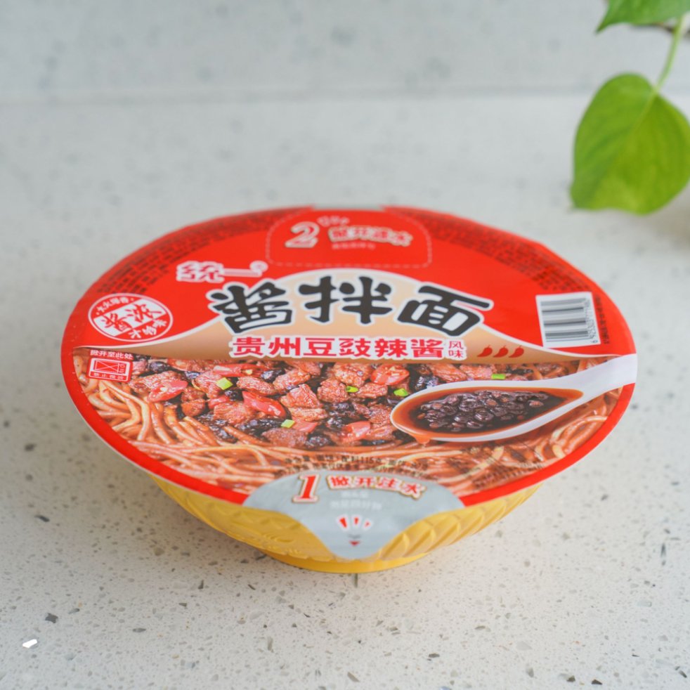 统一干拌面方便面豆豉卤肉牛肉面卤肉豆豉泡面夜宵碗装速食