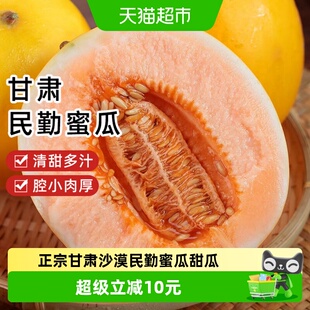 正宗民勤蜜瓜甜瓜新鲜水果当季整箱黄河金红宝脆甜黄金沙漠香瓜