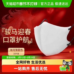 CICIBELLA日本进口3D立体防晒防粉尘轻薄透气保暖口罩海湾薄雾色