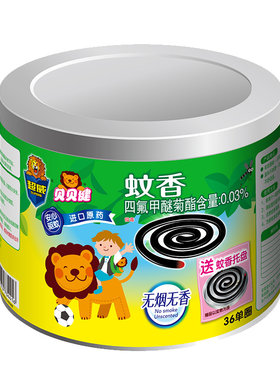 超威贝贝健蚊香盘36圈