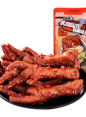 三只松鼠香辣虎皮凤爪口齿留香