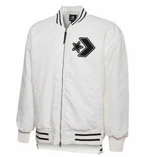 匡威秋冬新款夹棉黑白防风棒球服夹克男款保暖外套10019324-A02