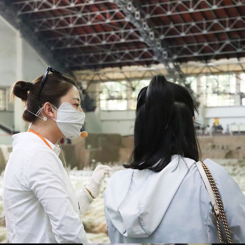 [秦始皇帝陵博物院（兵马俑）-门票+人工讲解]兵马俑大门票+人工讲解+无线耳麦