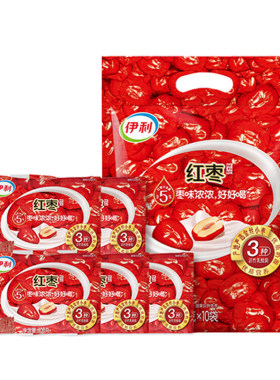 伊利生牛乳红枣味酸奶原味100g×20袋活性乳酸菌营养早餐酸奶