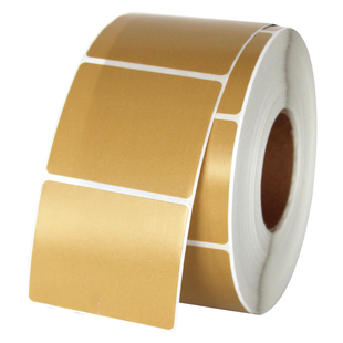 牛皮色铜版纸不干胶100*90 80 70 60 50 40 30 20条码空白打印贴纸支持定做印刷待打印纸