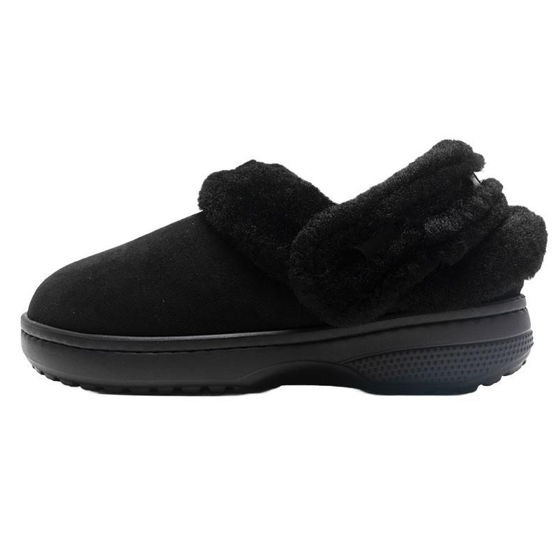 【自营】Crocs卡骆驰休闲鞋男女鞋经典雪绒仿麂皮Clog加绒棉拖鞋