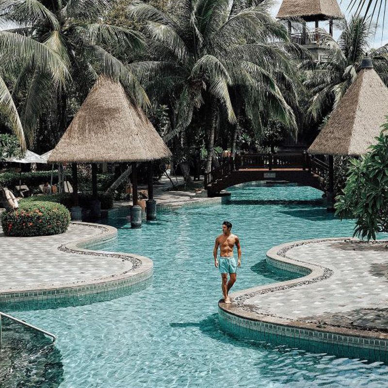 【目的地自由行】海南陵水3天2晚自由行，海南清水湾莱佛士酒店+热带雨林公园吊罗山