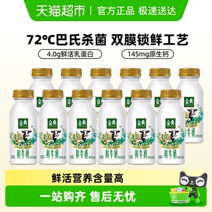 伊利金典鲜牛奶全脂高钙巴氏杀菌冷藏生牛乳纯奶 下拉页享优惠