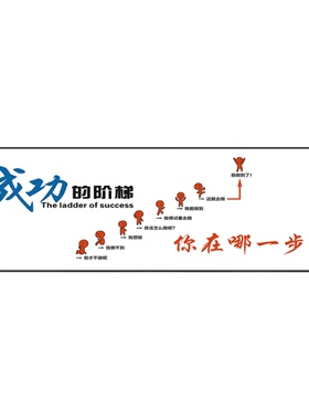 企业文化墙励志风接待室装饰画