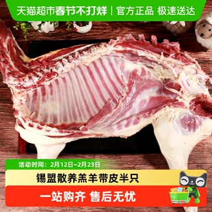 好袁头羊肉半只羊9斤礼盒山羊带皮新鲜羊排羊腿内蒙冷冻发半羊肉