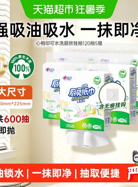 心相印悬挂式食品级吸油锁水纸巾
