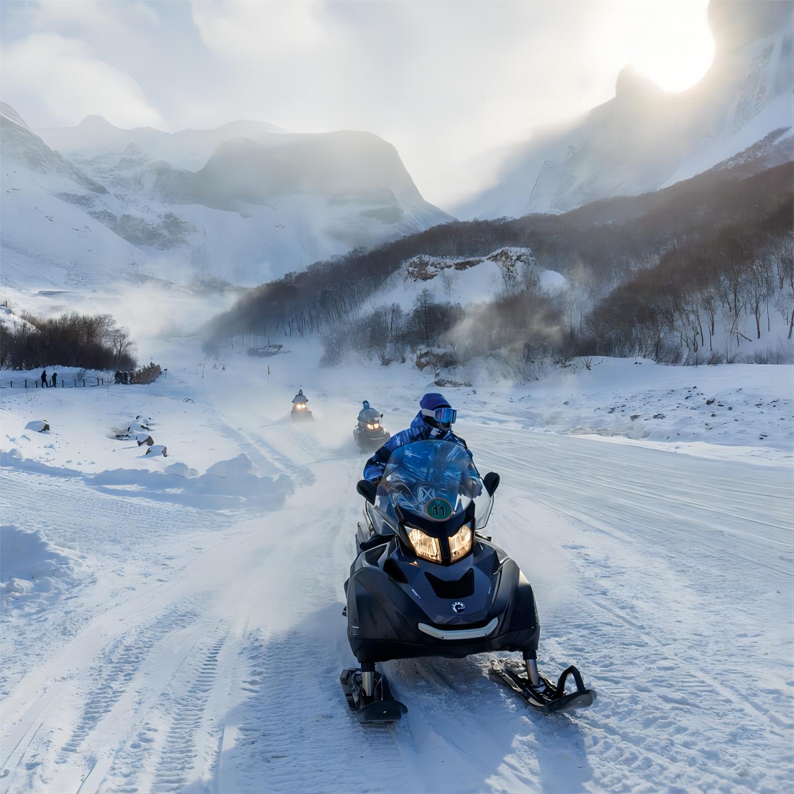 含机票四钻哈尔滨雪乡旅游雪地温泉滑雪UTV自驾飞碟马拉爬犁6日游