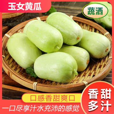顺丰速运 山东玉女黄瓜新鲜拇指小黄瓜脆甜小青瓜生吃蔬菜水果
