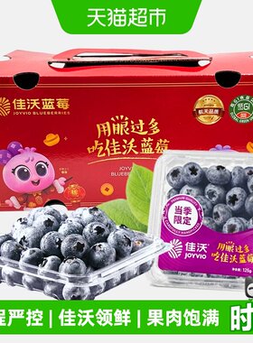 佳沃云南晚熟高山蓝莓大果礼盒装