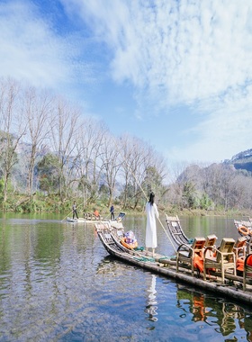 【夜游武夷山】南平武夷山一日游九曲溪竹筏漂流印象大红袍演出