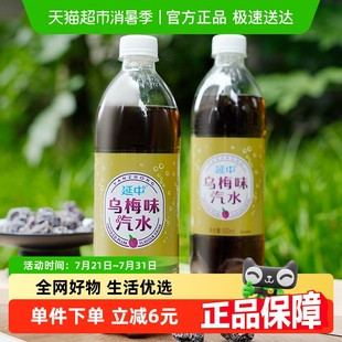 最快次日達 消暑解暑酸甜果味氣泡 延中碳酸飲料烏梅味汽水夏季
