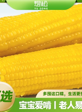 弱碱种植吉林乾安鲜黄糯玉米黏甜粘苞米粒真空装现摘营养早餐