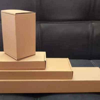 特硬飞机盒长方形小纸盒定制快递手幅服装电商瓦楞纸包装盒小批量