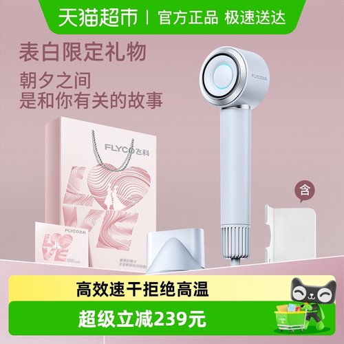 飞科高速家用负离子吹风机