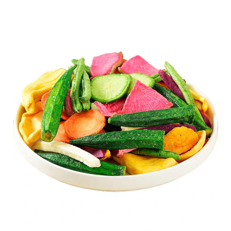 综合什锦果蔬脆片蔬菜干水果干零食混合装脱水即食香菇秋葵脆