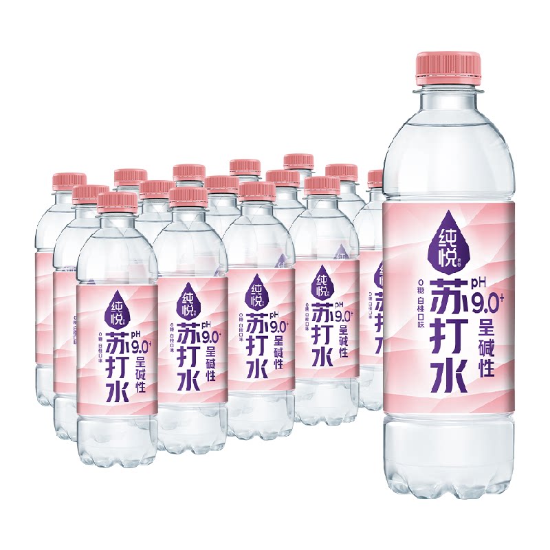 纯悦PH9.0白桃苏打水整箱图片