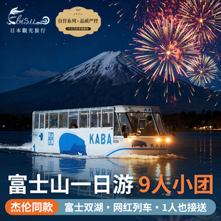 Ebisu 9人团日本东京富士山一日游河口湖罗森花火KABA河马巴士