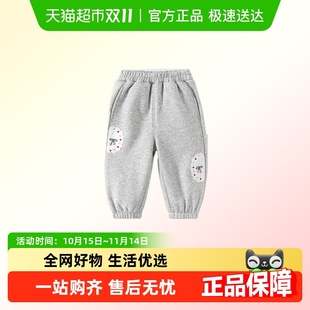 子秋冬款 冬装 新款 儿童束脚卫裤 洋气女宝宝加绒休闲裤 班喜迪女童裤