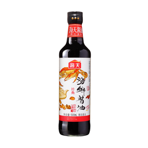 海天海鲜酱油500ml/瓶美味生抽炒菜火锅蘸料调料调味料家用调味品