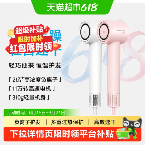 Flyco飞科负离子护发吹风机