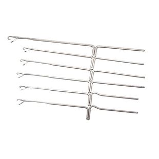 带舌头钩针 活舌三通小号长勾针 不锈钢羊毛衫修补藏线头编织工具