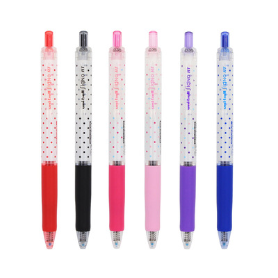 三菱按压式波点中性笔1支包邮