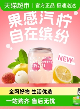 柠檬共和国饮料添加nfc果汁荔枝原汁含气果汁罐装气泡水