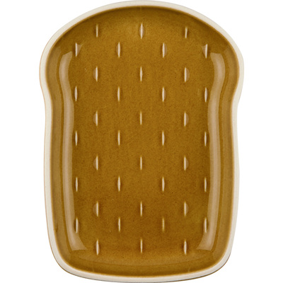 一人食吐司面包甜品早餐陶瓷盘子