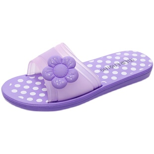 【果冻花朵】美人桥拖鞋女夏天外穿室内防滑轻便泡沫底居家凉拖鞋
