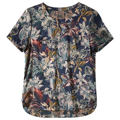中年妈妈重磅真丝衬衫2020新品