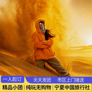宁夏旅游银川中卫沙坡头腾格里沙漠一日游【纯玩0购物/市区内接】
