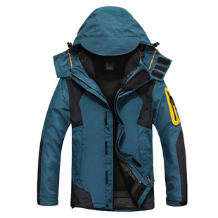 特价秋冬季冲锋衣男三合一两件套防风防水加绒加厚登山服秋冬外套