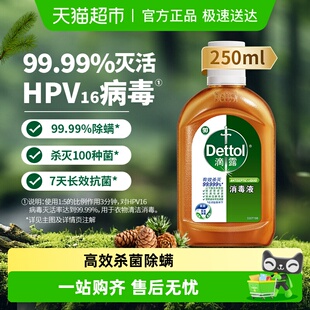 Dettol 高效杀菌除螨 99.99%灭活hpv16 滴露松木家居消毒液
