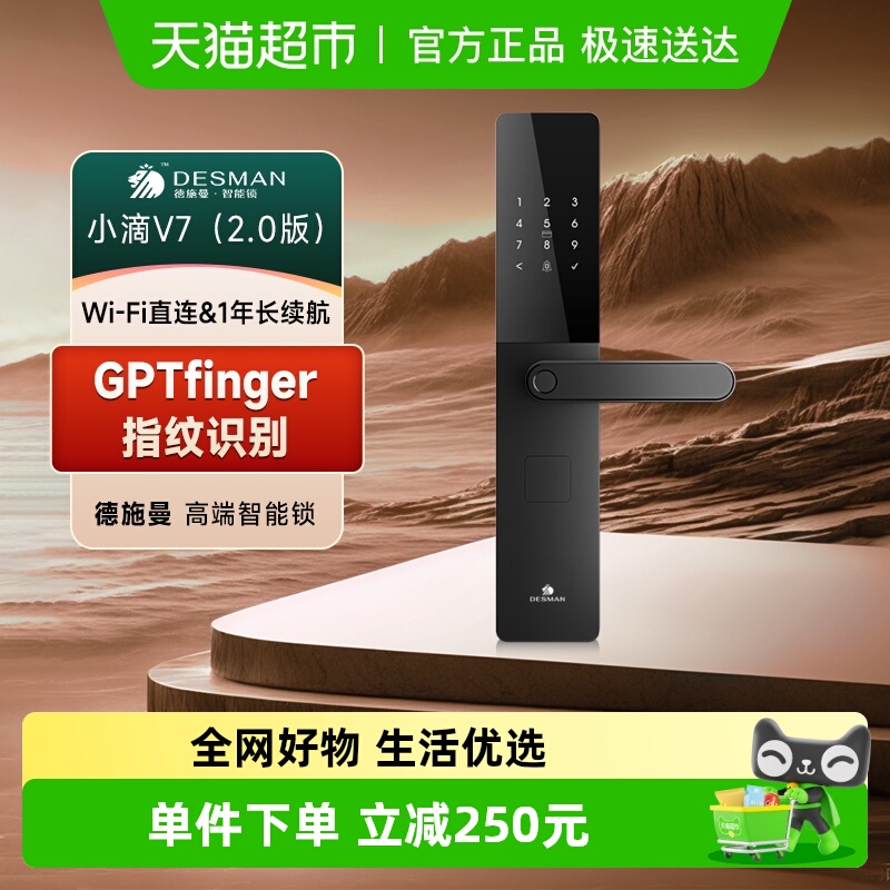 德施曼政府15%智能门锁