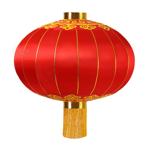 大红灯笼户外防水防晒婚庆节日结婚喜庆开业装饰灯笼绸缎铁口广告