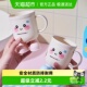 拉夏莉亚儿童刷牙杯卡通高脚漱口杯宝宝可爱防摔洗漱杯男童女小孩