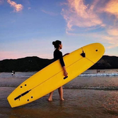 万宁日月湾冲浪神州半岛石梅湾专业教学三亚后海冲浪 不限时冲浪 新店 一价全包