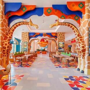 清远长隆长颈鹿酒店城堡自助餐厅自助餐早餐晚餐