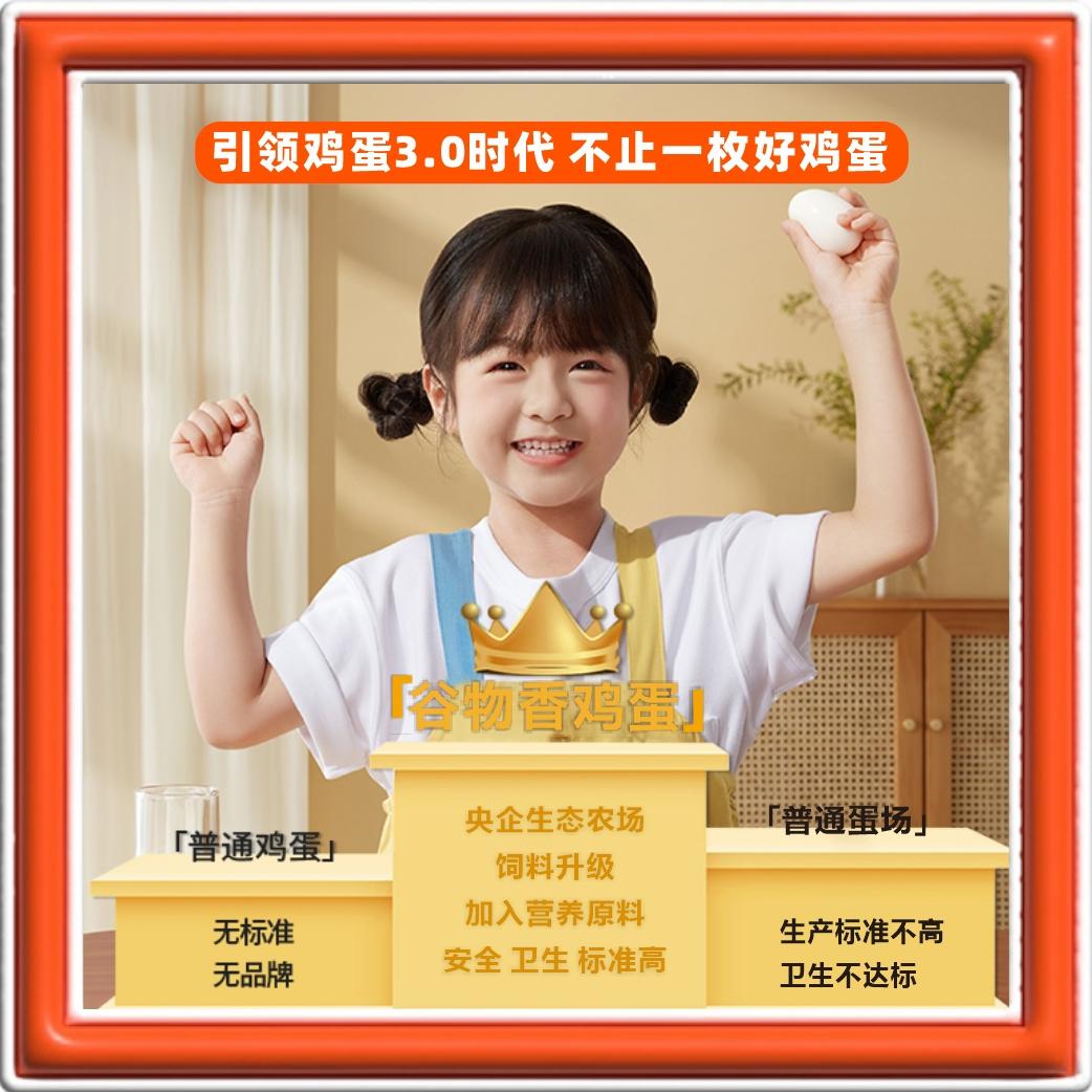 央企直属农场唛喀谷物鲜鸡蛋600g谷物喂养无抗鲜鸡蛋（12枚）