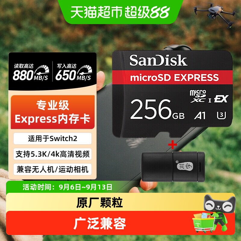 Sandisk闪迪256Gswitch专用卡图片